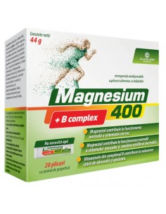 Magneziu 400 si complex B x20 plicuri