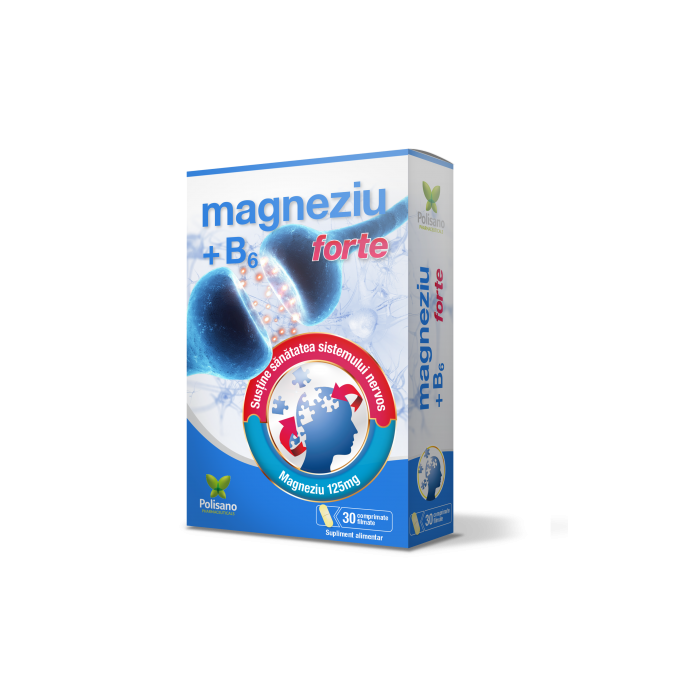 Magneziu forte  B6 5mg 3bl x 10 cpr