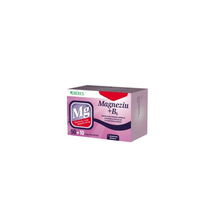 Magneziu  B6, 50 de comprimate  10 comprimate CADOU, Beres