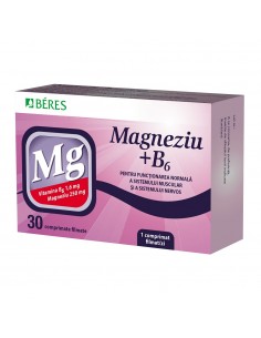 Magneziu  B6, 30 de comprimate, Beres