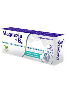 Magneziu  B6 5mg 3bl x 10 cpr