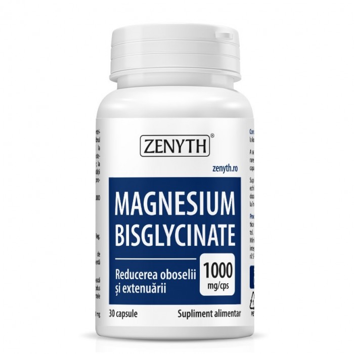 Magnesium bisglycinate, 30 capsule, Zenyth