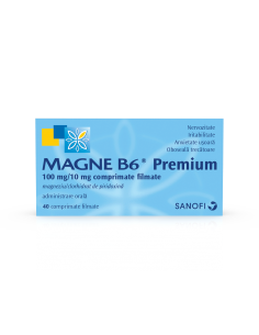 Magne B6 Premium x 40cp.film, Sanofi Romania S.R.L. -...