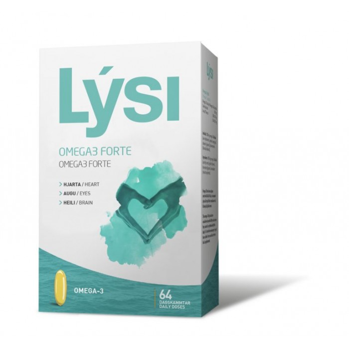 Lysi omega 3 forte x 64 cps