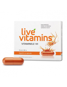 Live vitamins, 30 de capsule, Vitaslim