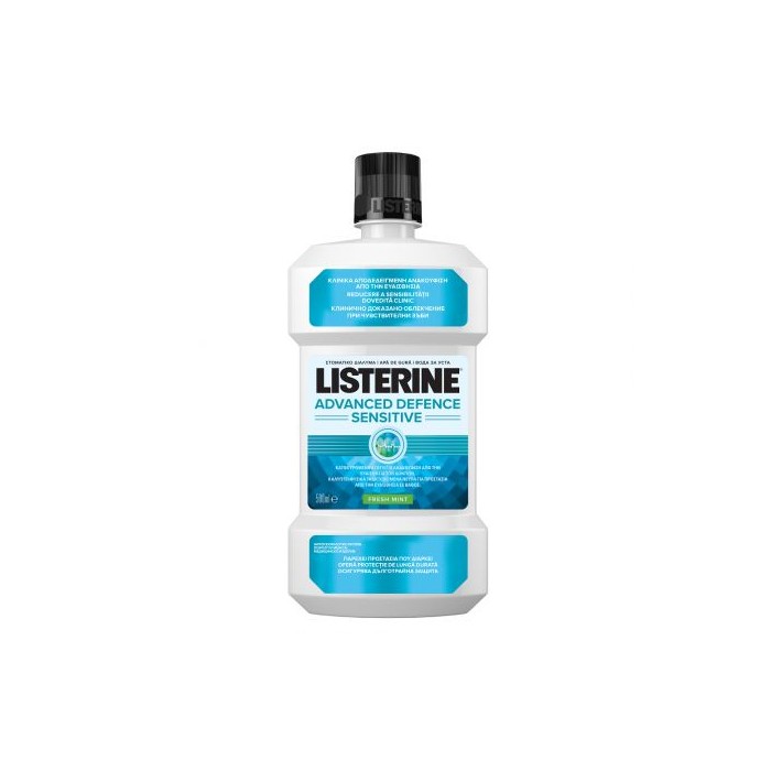 Listerine AdvDefence sensitive apa de gura, 500 ml, Johnson & Johnson