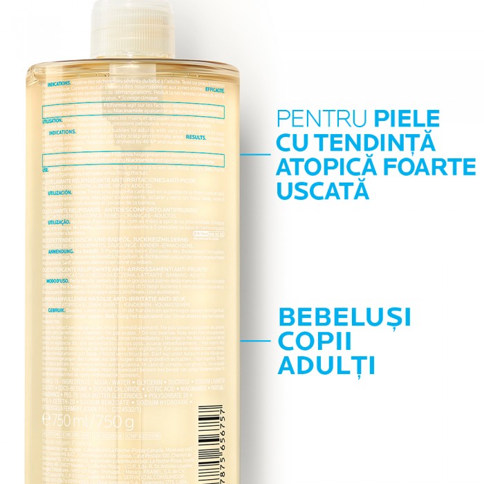 La Roche-Posay Lipikar AP+ Cleansing Oil 750 ml