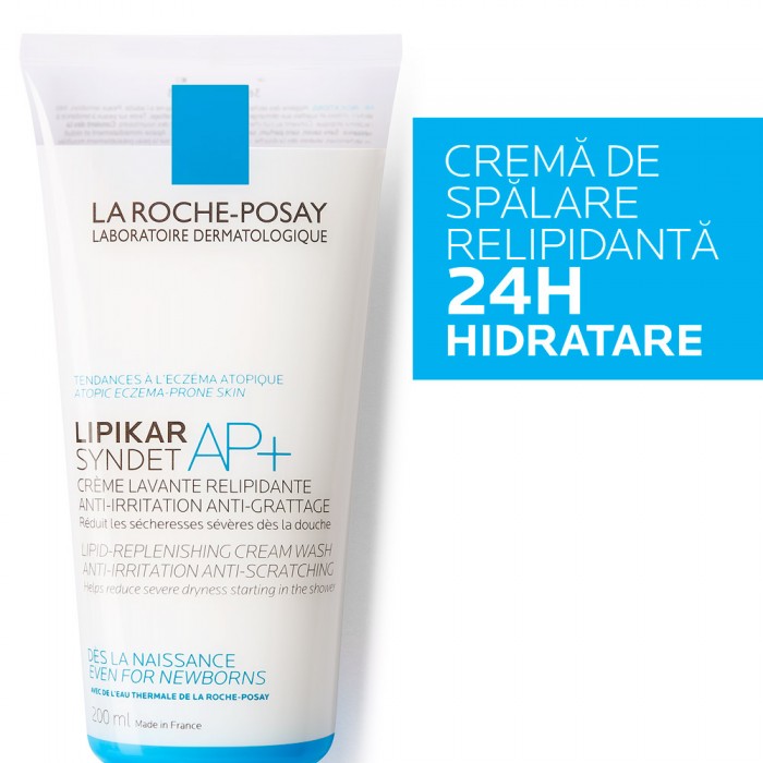 Roche-Posay lipikar syndet ap+ gel de curatare...