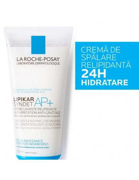 Roche-Posay lipikar syndet ap+ gel de curatare piele cu tendinta atopica 200ml, La Roche-Posay
