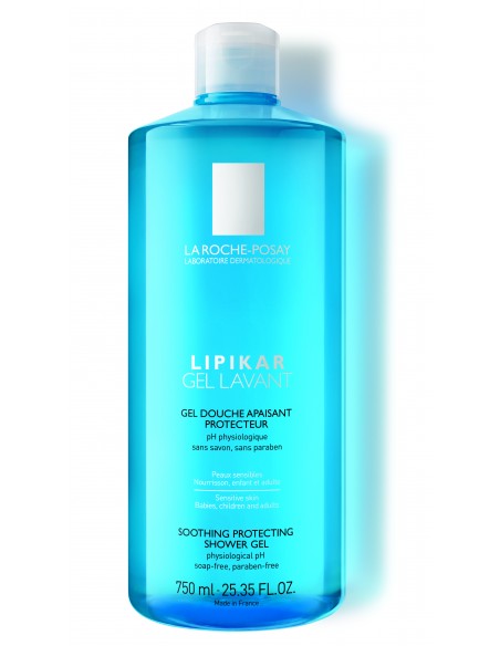 Lipikar Gel De Spălare Pentru Piele Sensibilă, Bebelusi, Copii, Adulti, 750Ml, La Roche-Posay