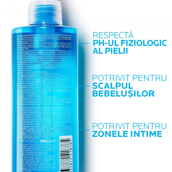 La Roche-Posay Lipikar Gel Lavant 400 ml