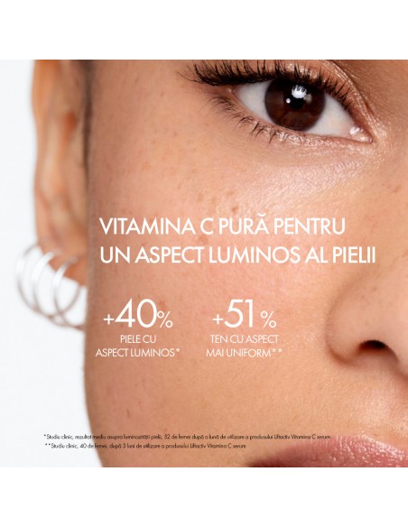 Liftactiv Supreme Vitamina C Ser Corector Antioxidant Cu Efect De Luminozitate, 20 Ml , Vichy