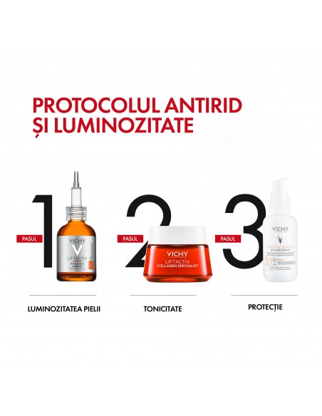 Liftactiv Supreme Vitamina C Ser Corector Antioxidant Cu Efect De Luminozitate, 20 Ml , Vichy