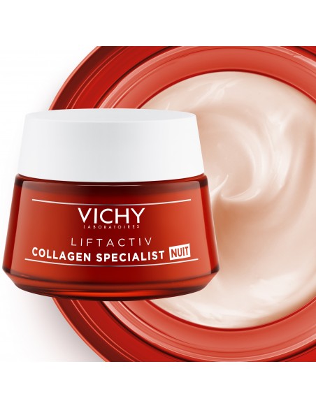 Vichy Liftactiv Collagen Specialist Night – Cremă de noapte antirid, 50 ml