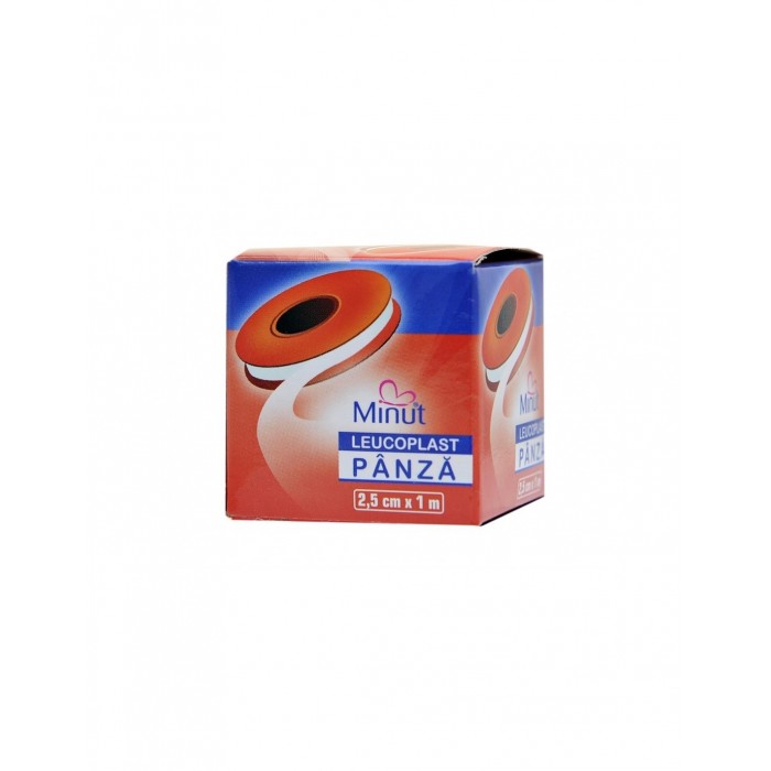 Leucoplast Panza, 2.5 cm x 1 m, Minut
