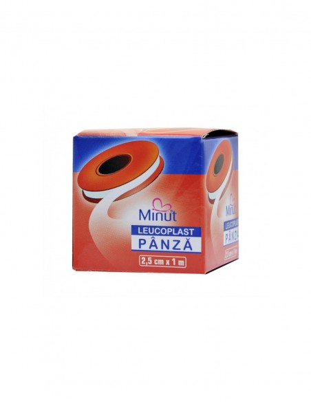Leucoplast Minut pe suport pânză – 2,5 × 1 cm