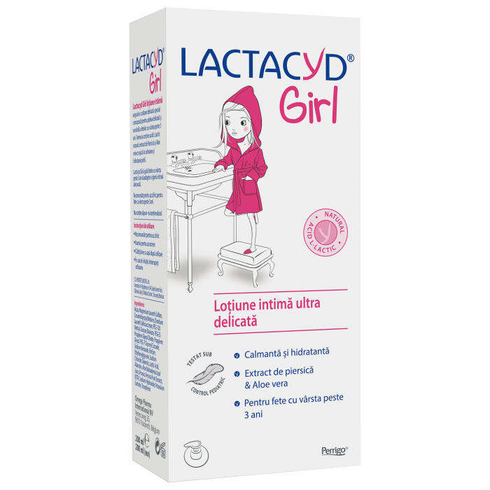 Lotiune intima Lactacyd girl, 200 ml, Omega Pharma