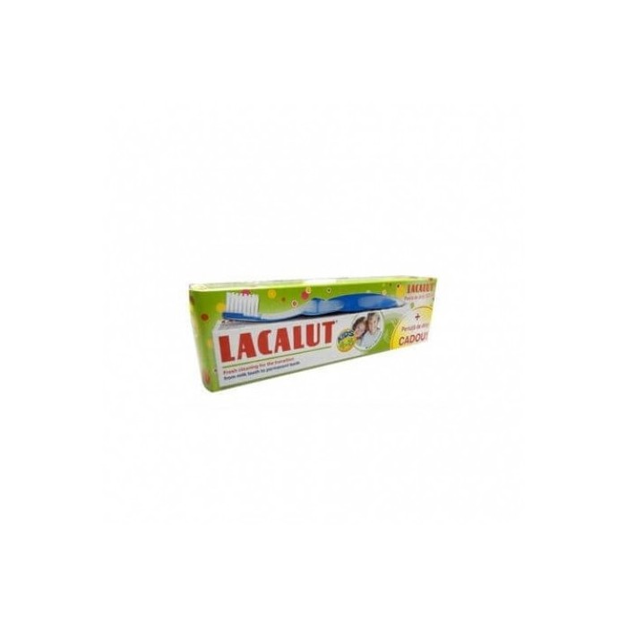 Pachet Lacalut Pasta de dinti copii 4-8 Ani, 50 mililitri  Perie de dinti, Zdrovit
