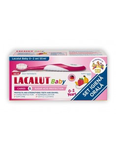 Set Lacalut baby 0-2ani pasta de dinti protectie...