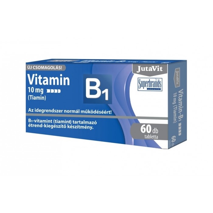 Vitamina B1, 10 mg, 60 tablete, Jutavit