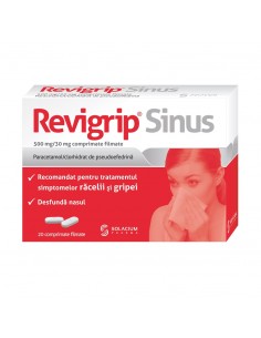 Revigrip sinus 500mg/30mg x 20cp.film, Solacium Pharma