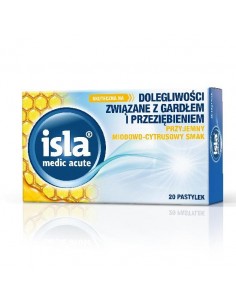 Isla Med Acute Citrus-Honey, 20 pastile