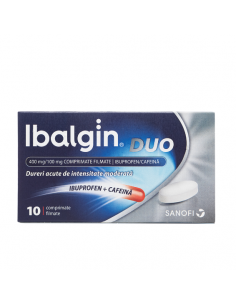 Ibalgin duo 400mg/100mg x 10 cpr film, Sanofi Romania...