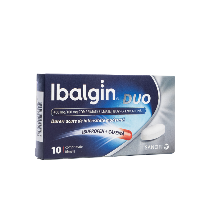 Ibalgin duo 400mg/100mg x 10 cpr film, Sanofi...