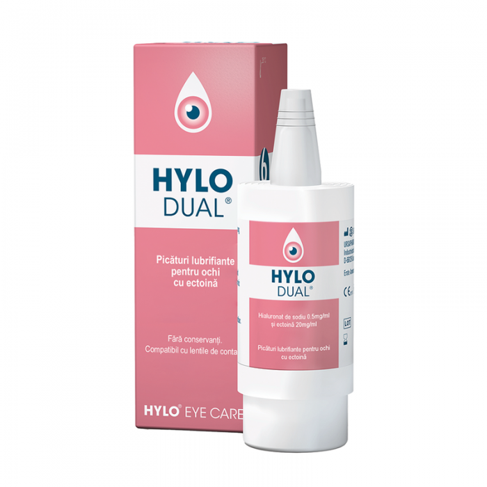Hylo dual picaturi oftalmice, 10 mililitri, Ursapharm Arzneimittel GMBH&CO.KG