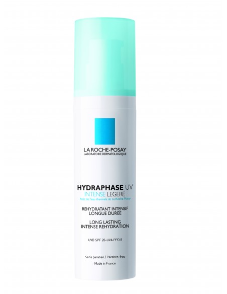 Hydraphase Uv Intense Legere Spf 20 Cremă Intens Rehidratantă Pentru Tenul Deshidratat, 50Ml, La Roche-Posay