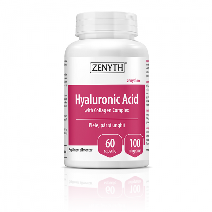 Acid Hialuronic cu colagen complex, 60 capsule, Zenyth