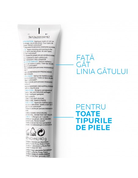 Hyalub5 Cremă Hidrantată Cu Efect De Reumplere, 40 ml, LA ROCHE-POSAY LABORAT FRANCE