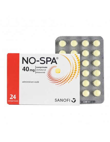 No-Spa 40mg x 24cpr, Sanofi Romania S.R.L. - Romania