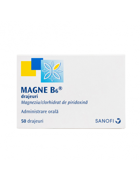 Magne B6 x 50 drajeuri, Sanofi Romania S.R.L. - Romania
