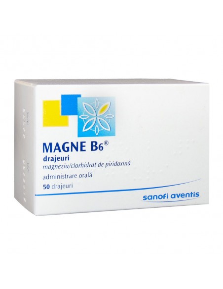 Magne B6 x 50 drajeuri, Sanofi Romania S.R.L. - Romania
