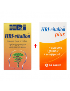 Pachet promotional HRI-Vitalion, 54 tablete  HRI-Vitalion...