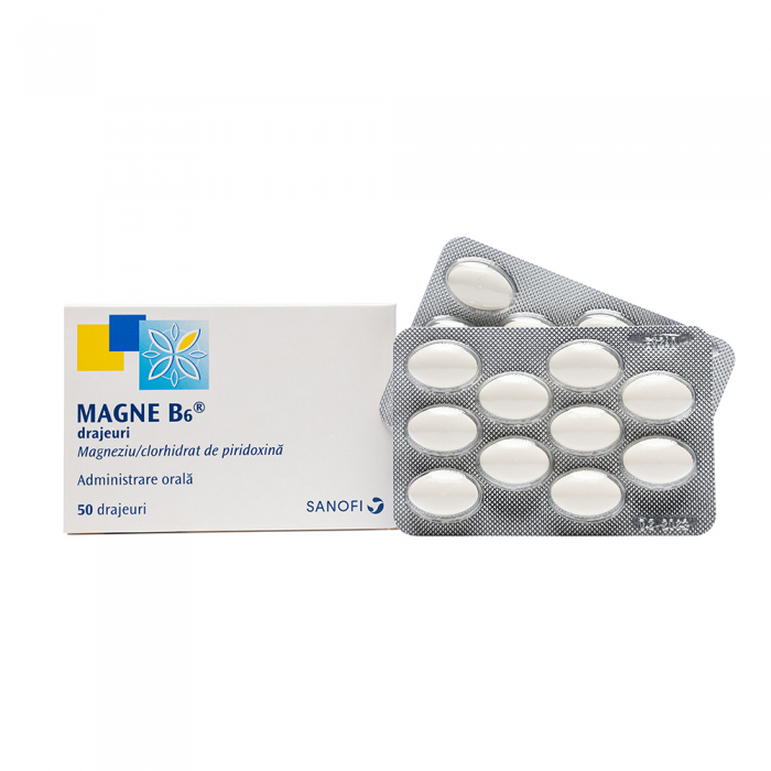 Magne B6 x 50 drajeuri, Sanofi Romania S.R.L. -...