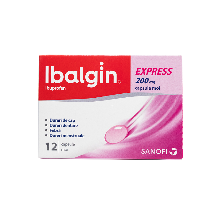Ibalgin Express 200mg x12cps moi, Sanofi Romania S.R.L. - Romania
