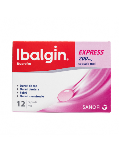 Ibalgin Express 200mg x12cps moi, Sanofi Romania S.R.L. - Romania