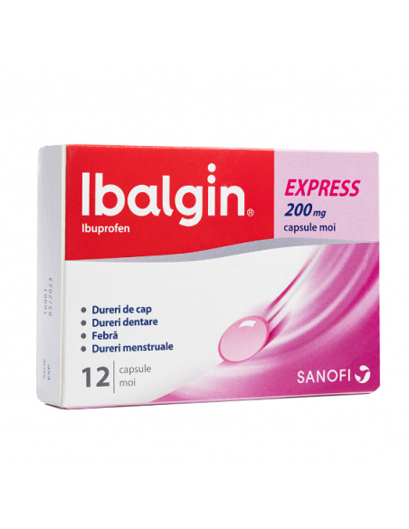 Ibalgin Express 200mg x12cps moi, Sanofi Romania S.R.L. - Romania