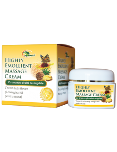 Highly emollient massage cream