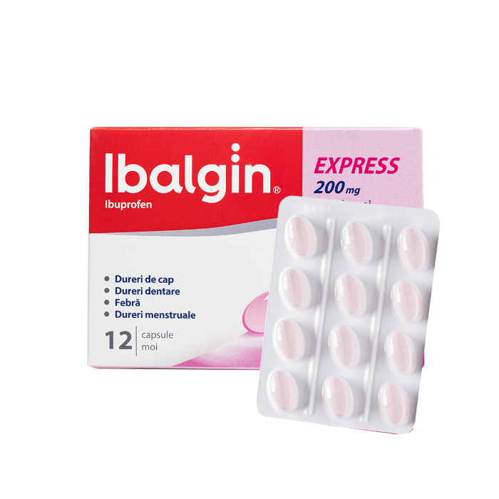 Ibalgin Express 200mg x12cps moi, Sanofi...