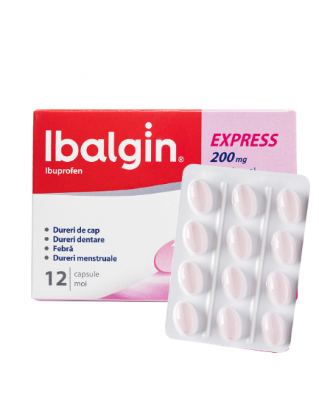 Ibalgin Express 200mg x12cps moi, Sanofi Romania S.R.L. - Romania