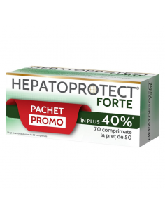 Pachet promotional Hepatoprotect forte, 70 comprimate,...