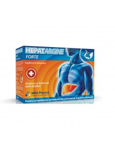 Hepatargine forte, 20 plicuri, MBA Pharma