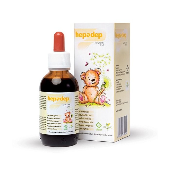 Hepadep picaturi orale, 50 ml, Dr Phyto
