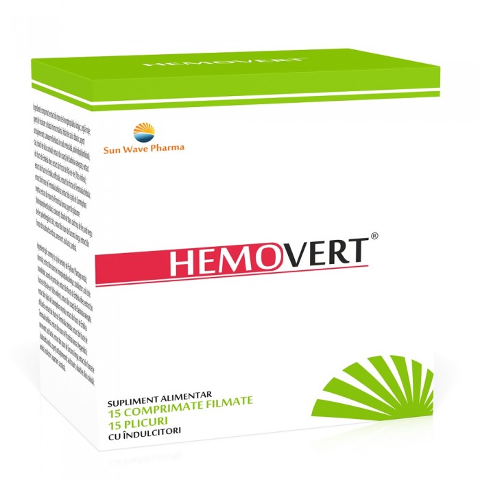 Hemovert x 15 cpr  15 pl