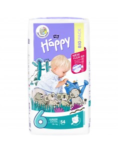 Happy scutece big junior nr. 6 (16) x 54 buc