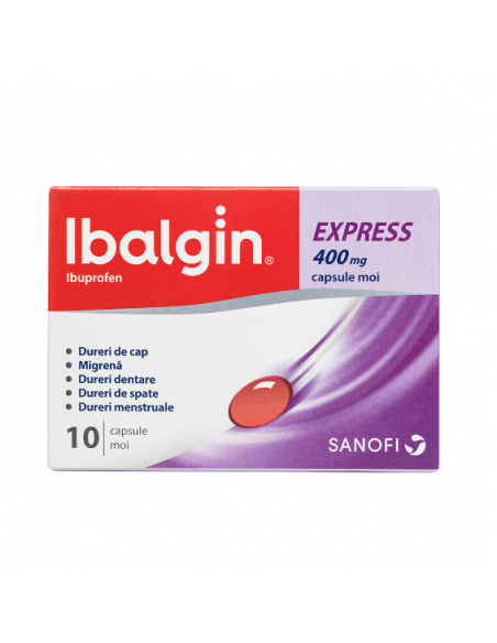 Ibalgin Express 400mg x10cps moi, Sanofi Romania S.R.L. - Romania