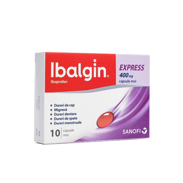 Ibalgin Express 400mg x10cps moi, Sanofi...